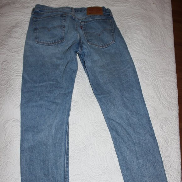 Levi's 505 Denim Straight Leg Jean Sz 26 - Picture 3 of 5